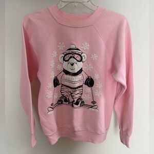 Vintage Stroh’s Ice Cream Baby Pink Sweatshirt